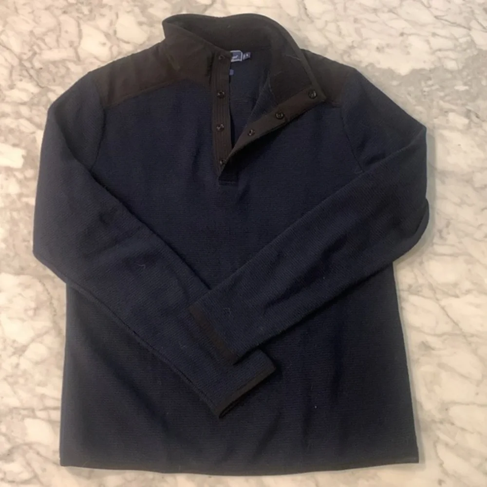 Vineyard Vines merino wool 1/4 snap pullover size small